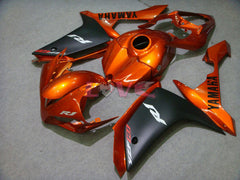 Factory Style - Orange Black Matte Fairings and Bodywork For 2007-2008 YZF-R1 #LF6951