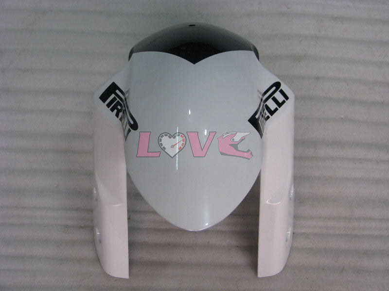 Corona - White Black Fairings and Bodywork For 2008-2010 GSX-R600 #LF6246
