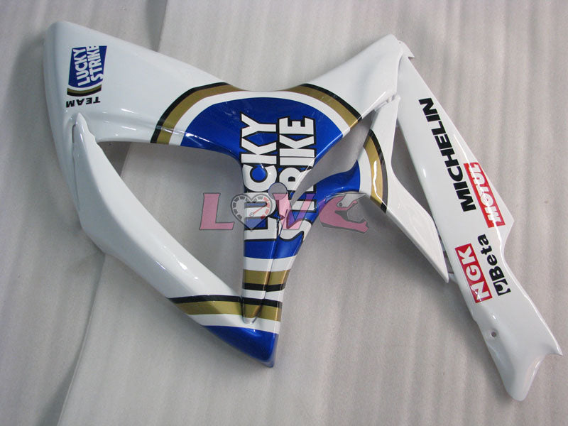 Lucky Strike MICHELIN MOTUL - Blue White Fairings and Bodywork For 2006-2007 GSX-R600 #LF6338