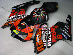 Rossi - Orange Black Matte Fairings and Bodywork For 2004-2005 CBR1000RR #LF7286