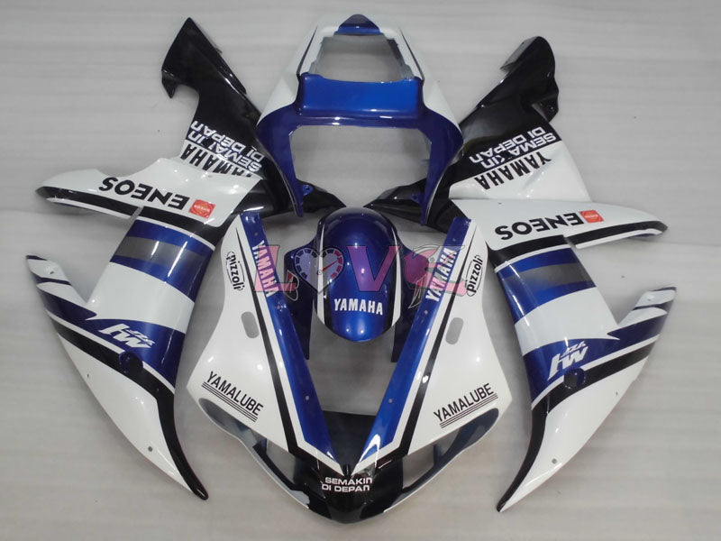 ENEOS - Blue White Black Fairings and Bodywork For 2002-2003 YZF-R1 #LF3605