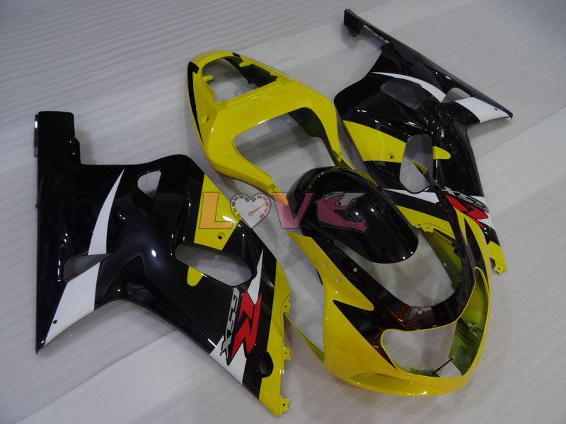 Factory Style - Yellow Black Fairings and Bodywork For 2000-2002 GSX-R1000 #LF4134