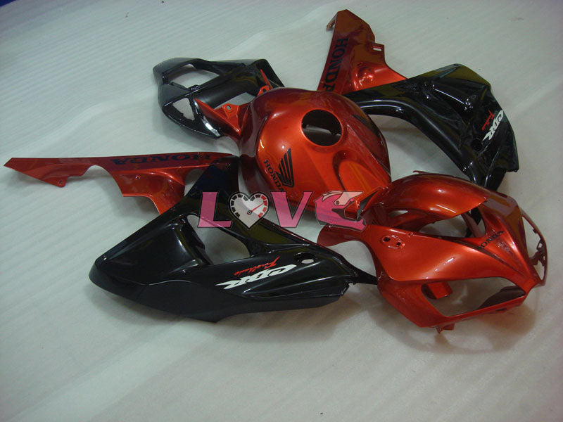Fireblade - Orange Black Fairings and Bodywork For 2006-2007 CBR1000RR #LF7264