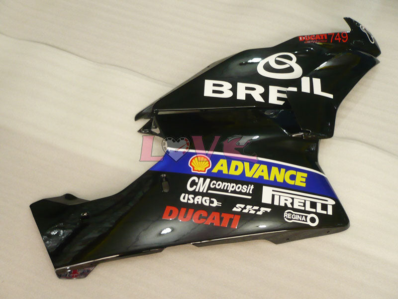 BREIL - White Black Fairings and Bodywork For 2003-2004 999 #LF5517