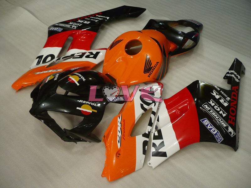 Repsol - Orange Black Fairings and Bodywork For 2004-2005 CBR1000RR #LF4395