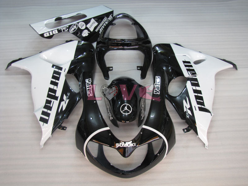 Jordan - White Black Fairings and Bodywork For 1998-2003 TL1000R #LF3732