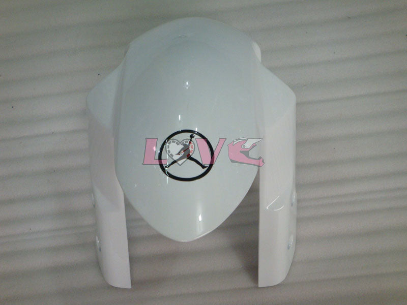 Jordan - White Black Fairings and Bodywork For 2008-2010 GSX-R600 #LF3968