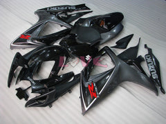 Factory Style - Black Grey Fairings and Bodywork For 2006-2007 GSX-R750 #LF6525