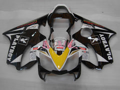 PlayBoy - White Black Fairings and Bodywork For 2001-2003 CBR600F4i #LF4494
