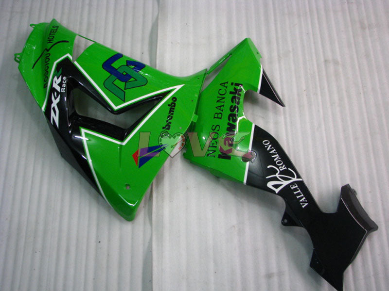 Factory Style - Green Black Fairings and Bodywork For 2006-2007 NINJA ZX-10R #LF6268