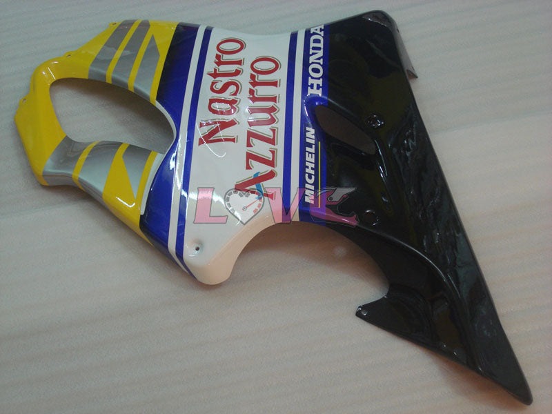 Nastro Azzurro - Yellow White Fairings and Bodywork For 2001-2003 CBR600F4i #LF7658