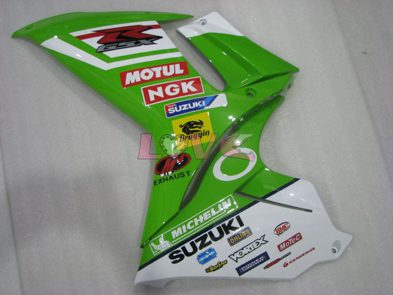 MICHELIN MOTUL - Green White Fairings and Bodywork For 2011-2026 GSX-R750 #LF4768