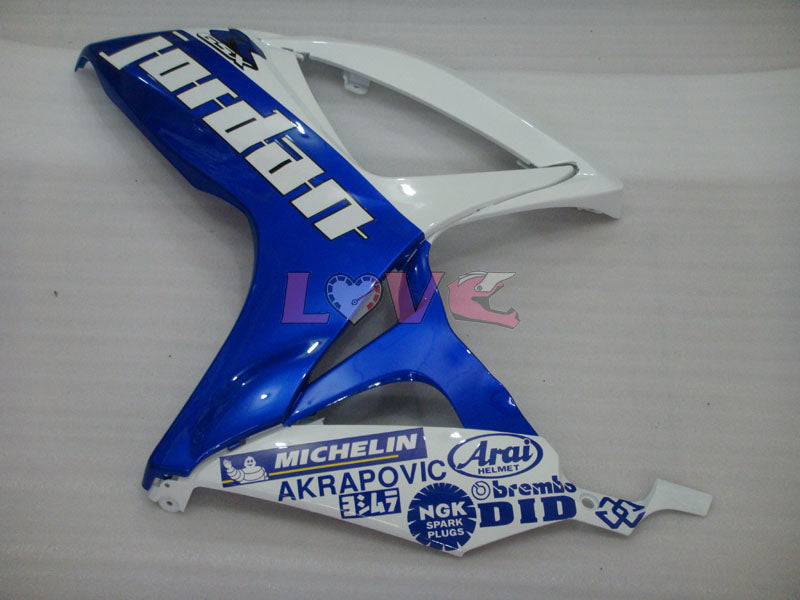 Jordan - Blue White Fairings and Bodywork For 2006-2007 GSX-R600 #LF6350