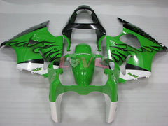 Factory Style - Green Black Fairings and Bodywork For 2000-2002 NINJA ZX-6R #LF3336