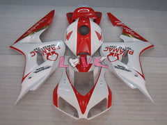 PRAMAC - Red White Fairings and Bodywork For 2006-2007 CBR1000RR #LF4385