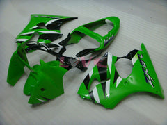 Factory Style - Green Black Fairings and Bodywork For 2000-2002 NINJA ZX-6R #LF6164