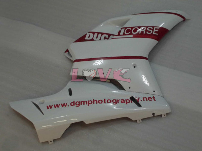 Factory Style - Red White Fairings and Bodywork For 2007-2009 1098 #LF3136