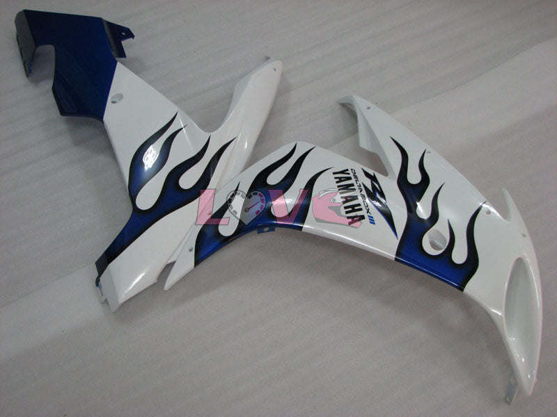 Customize - Blue White Fairings and Bodywork For 2004-2006 YZF-R1 #LF3696