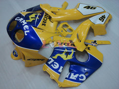 Camel - Yellow Blue Fairings and Bodywork For 1990-1994 CBR250RR #LF5038