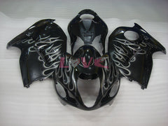 Flame - Black Fairings and Bodywork For 1999-2007 Hayabusa #LF3750