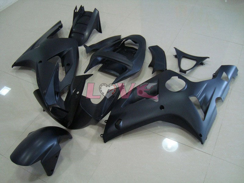 Factory Style - Black Matte Fairings and Bodywork For 2003-2004 NINJA ZX-6R #LF6101