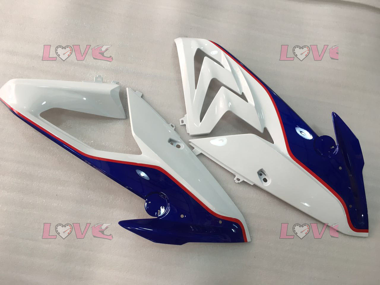 Factory Style - Blue White Black Fairings and Bodywork For 2015-2018 S1000RR #LF4649