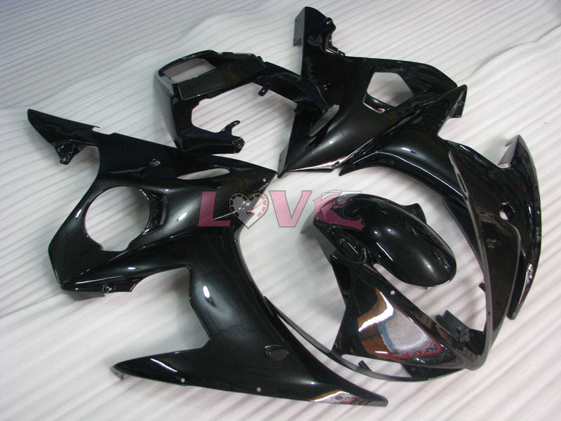No sticker / decal Factory Style - Black Fairings and Bodywork For 2005 YZF-R6 #LF3499
