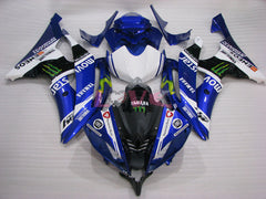 Movistar - Blue White Fairings and Bodywork For 2008-2016 YZF-R6 #LF3386