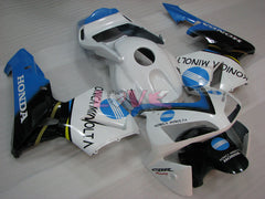Konica Minolta - White Black Fairings and Bodywork For 2003-2004 CBR600RR #LF5393