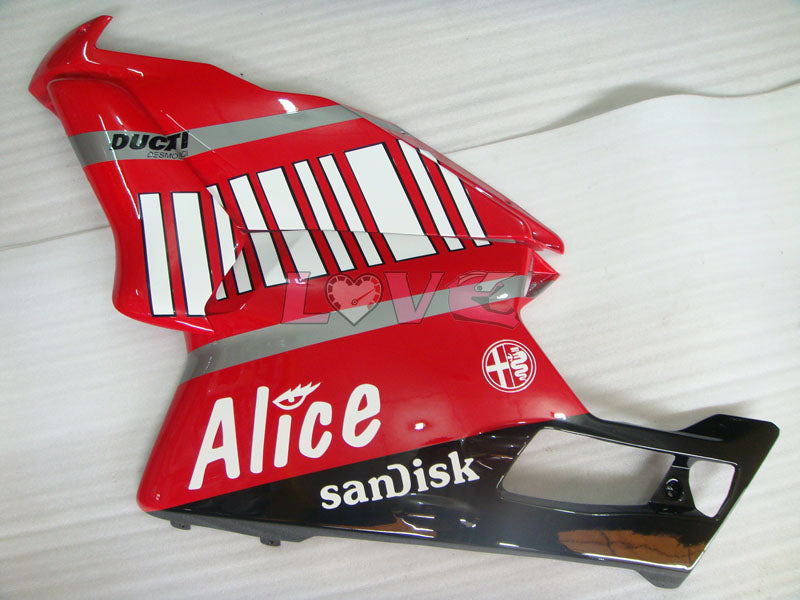 Alice - Red Black Fairings and Bodywork For 2005-2006 999 #LF5501