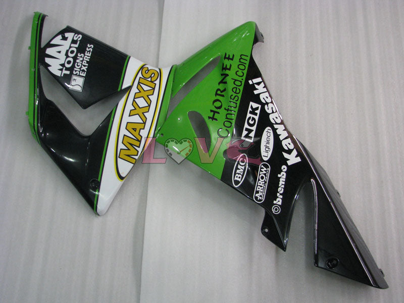 MAXXIS - Green Black Fairings and Bodywork For 2004-2005 NINJA ZX-10R #LF6314