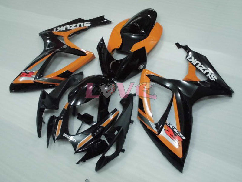 Factory Style - Orange Black Fairings and Bodywork For 2006-2007 GSX-R750 #LF4014