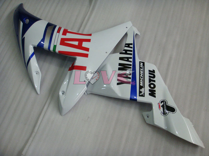 FIAT MICHELIN MOTUL - Blue White Fairings and Bodywork For 2002-2003 YZF-R1 #LF7039