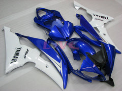 Factory Style - Blue White Fairings and Bodywork For 2008-2016 YZF-R6 #LF3405
