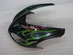 Flame - Green Black Fairings and Bodywork For 2006-2007 NINJA ZX-10R #LF6247
