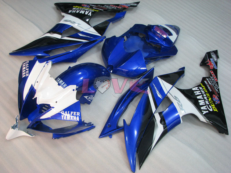 DUNLOP - Blue White Black Fairings and Bodywork For 2008-2016 YZF-R6 #LF3423