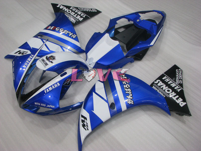 PETRONAS - Blue White Fairings and Bodywork For 2009-2011 YZF-R1 #LF3645
