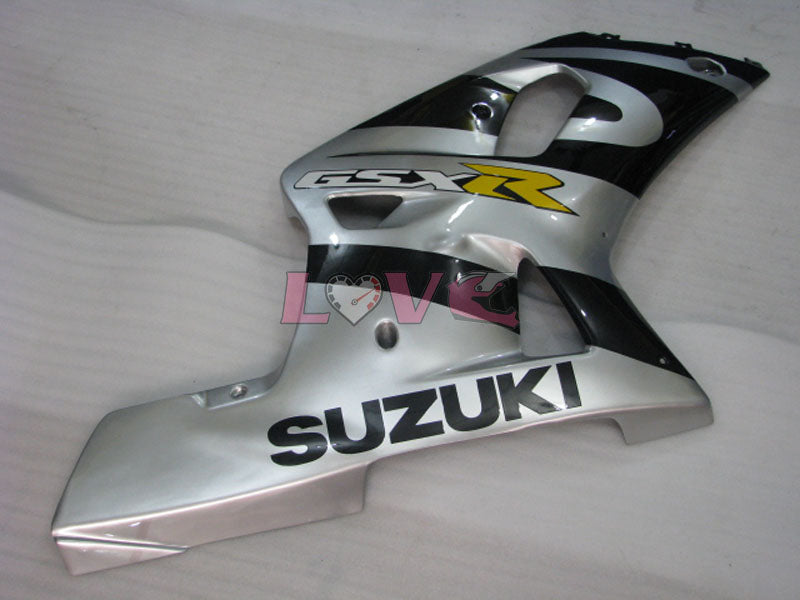 Factory Style - Black Silver Fairings and Bodywork For 2000-2002 GSX-R1000 #LF6090