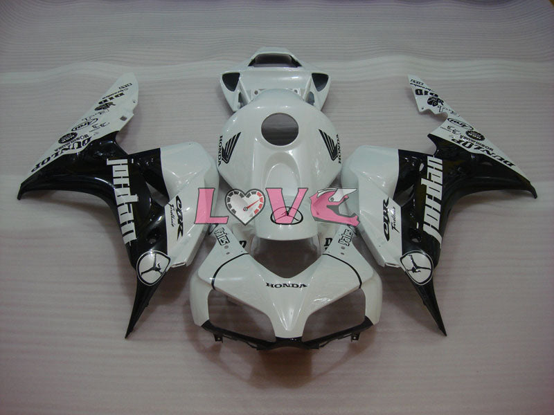 Jordan - White Black Fairings and Bodywork For 2006-2007 CBR1000RR #LF7217