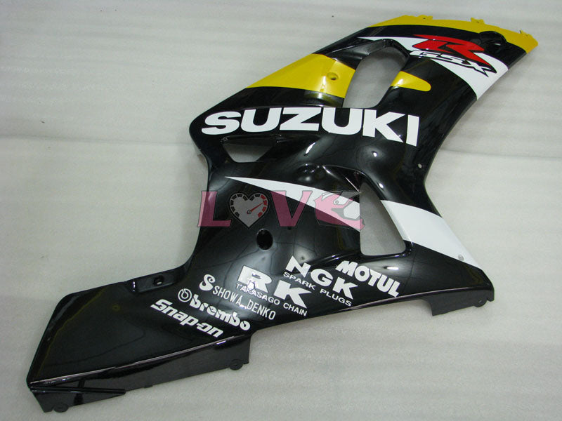 MOTUL - Yellow Black Fairings and Bodywork For 2001-2003 GSX-R600 #LF4252