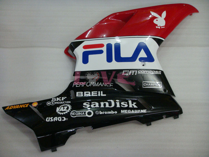 FILA - Red Black Fairings and Bodywork For 2008-2013 848 #LF5683