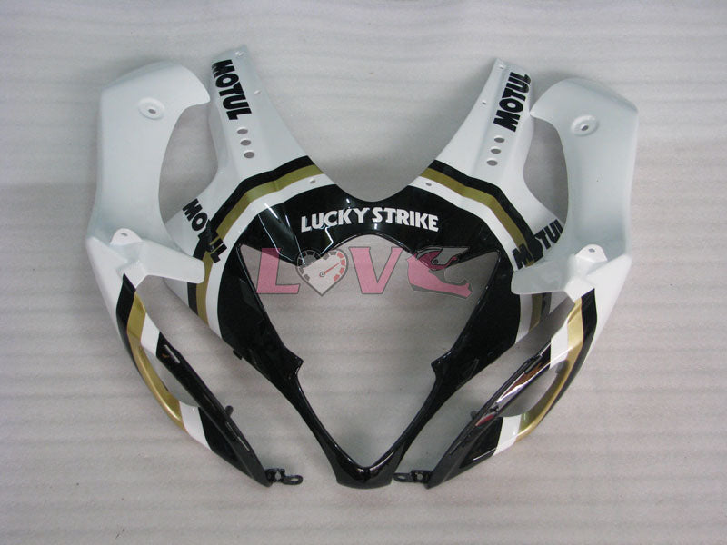 Lucky Strike MICHELIN MOTUL - White Black Fairings and Bodywork For 2005-2006 GSX-R1000 #LF5884