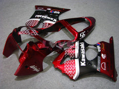 Nakano - Red Black Fairings and Bodywork For 2000-2002 NINJA ZX-6R #LF6127