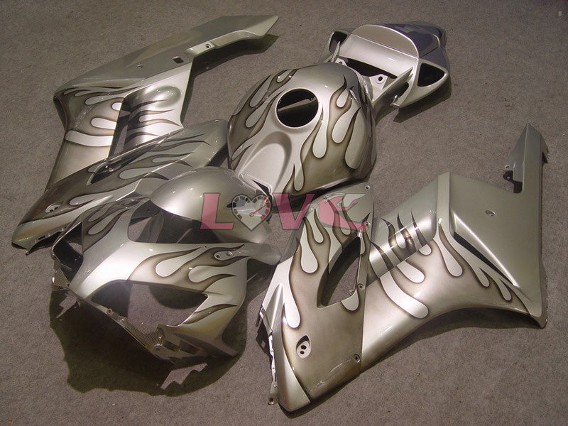 Flame - Silver Grey Fairings and Bodywork For 2004-2005 CBR1000RR #LF7337