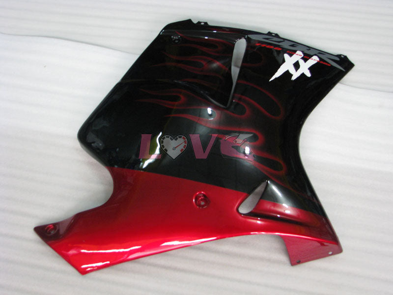 Flame - Red Black Fairings and Bodywork For 1996-2007 CBR1100XX #LF5135