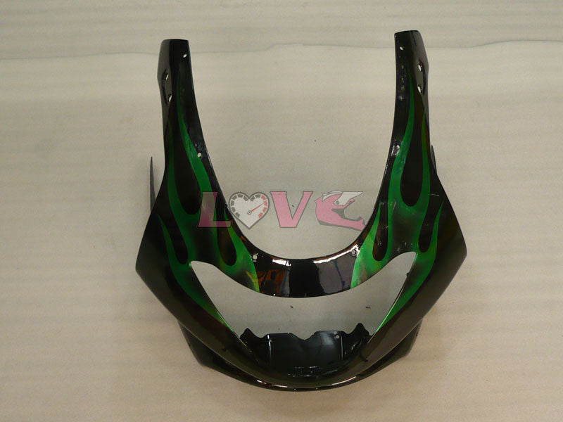 Flame - Green Black Fairings and Bodywork For 1997-2007 YZF600R #LF7935
