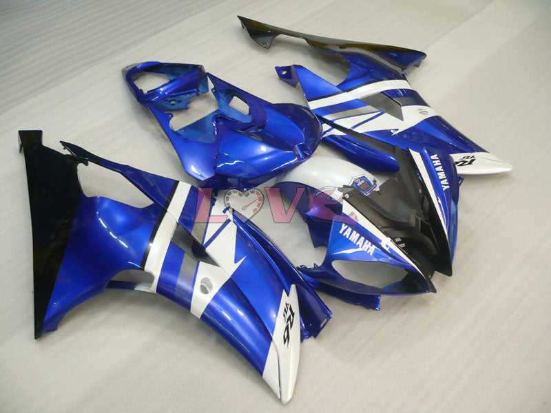 Factory Style - Blue White Black Fairings and Bodywork For 2008-2016 YZF-R6 #LF3418