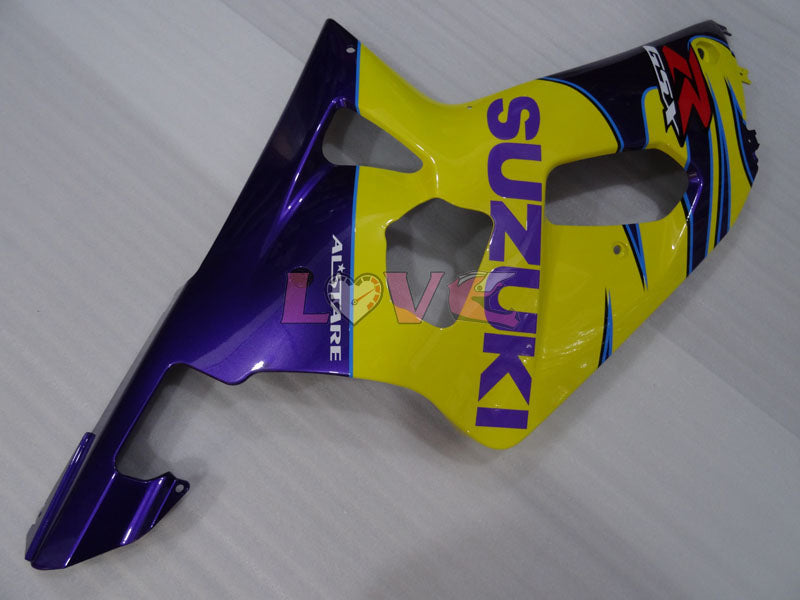 Factory Style - Yellow Purple Fairings and Bodywork For 2001-2003 GSX-R600 #LF4278