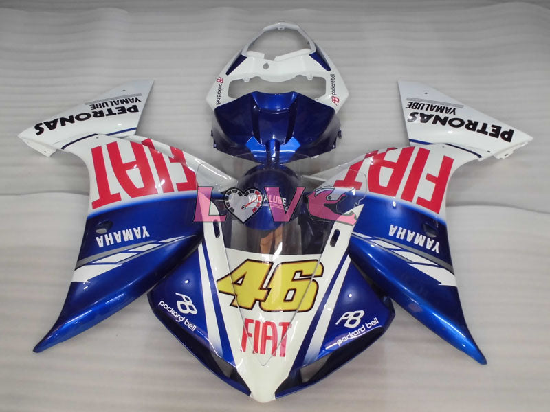 FIAT - Blue White Fairings and Bodywork For 2009-2011 YZF-R1 #LF3648