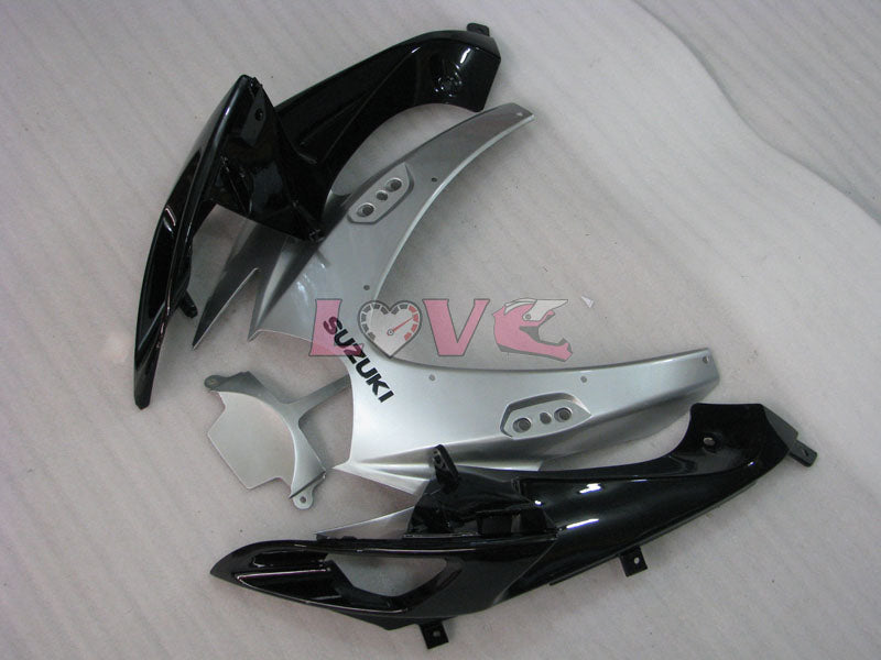 Factory Style - Black Silver Fairings and Bodywork For 2006-2007 GSX-R600 #LF6269